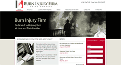 Desktop Screenshot of burninjuryfirm.com